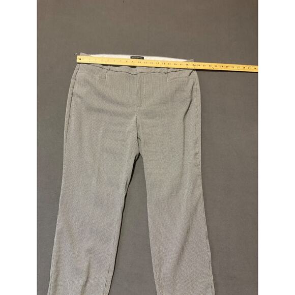 Banana Republic Sloan Women's Size 16 Gray Houndstooth (Checkered Pants) - Picture 4 of 7
